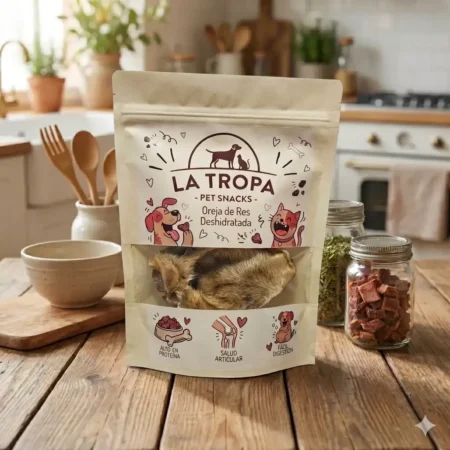 Orejas de Res Deshidratadas para Perros | La Tropa