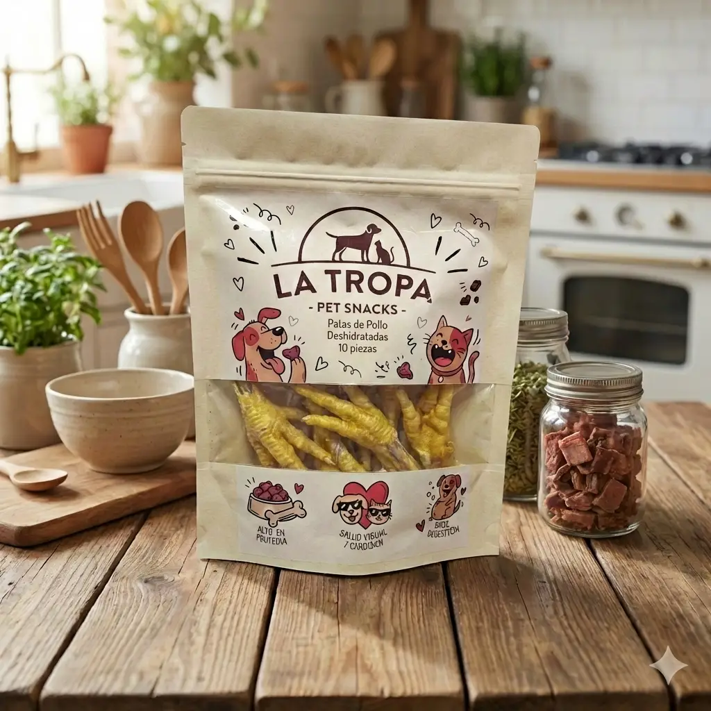 Patas de Pollo Deshidratadas - 10 piezas