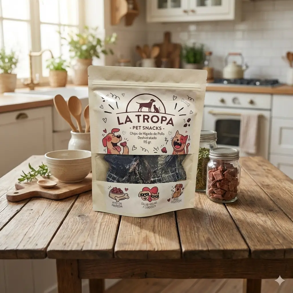 Chips de Hígado de Pollo Deshidratado - 115 g