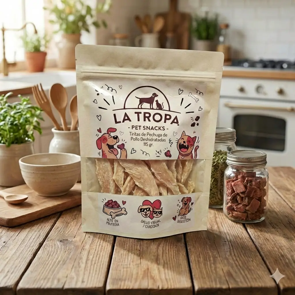 Tiritas de Pechuga de Pollo Deshidratadas - 115 g